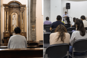 ¿Cuál es la diferencia entre una reflexión católica y una evangélica?