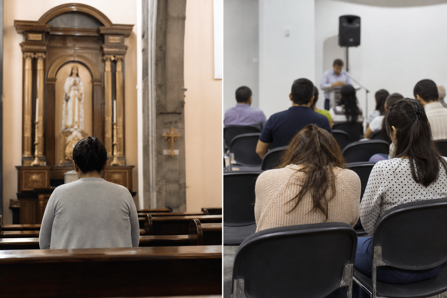 ¿Cuál es la diferencia entre una reflexión católica y una evangélica?
